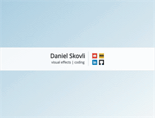 Tablet Screenshot of danielskovli.com